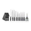 12 Piece, Knife block set, black,,large
