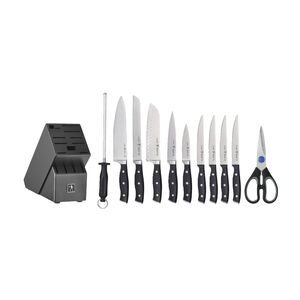 12 Piece, Knife block set, black