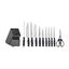 12 Piece, Knife block set, black,,large preview