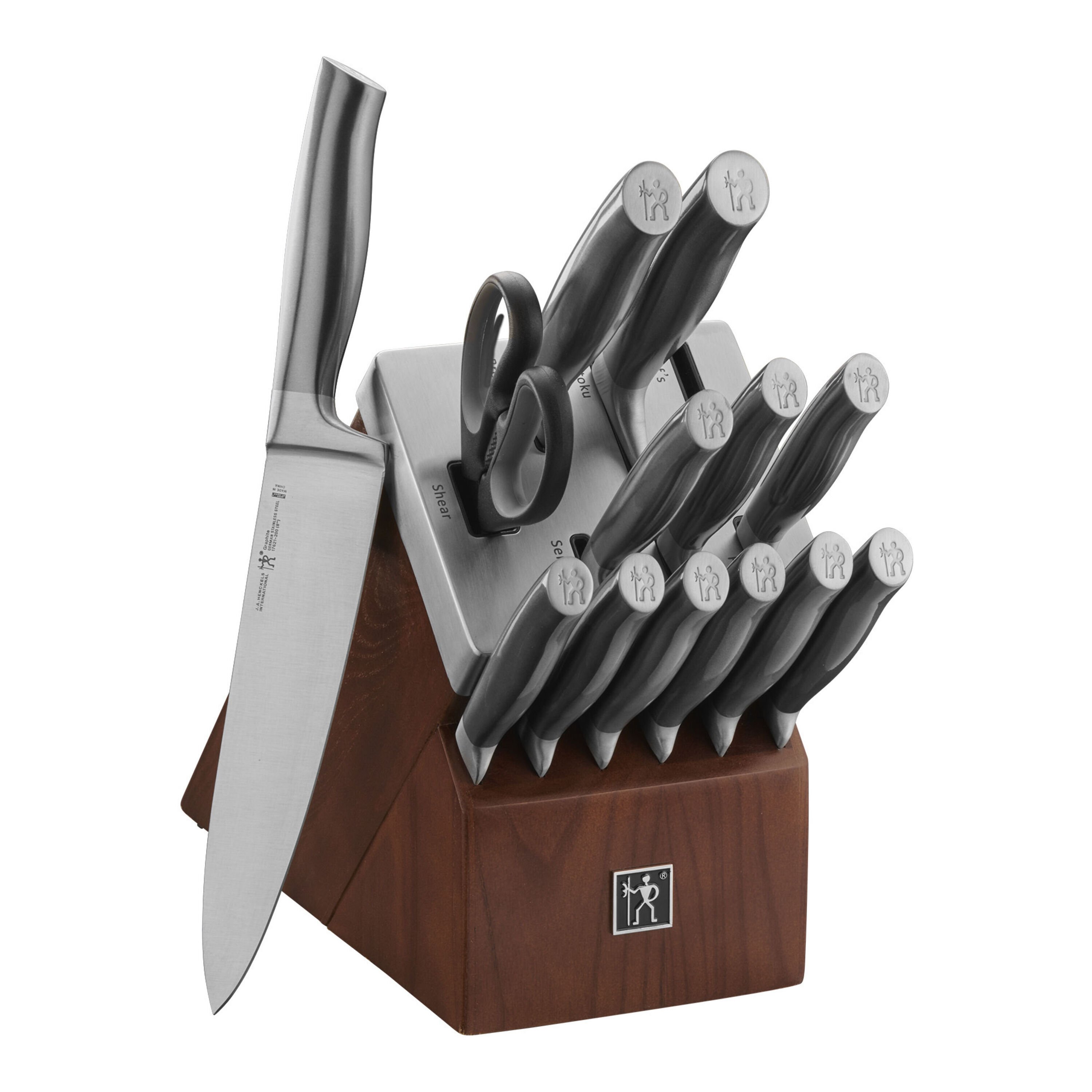 Buy Graphite 7-pc, Self-Sharpening Knife Block Set | Henckels US