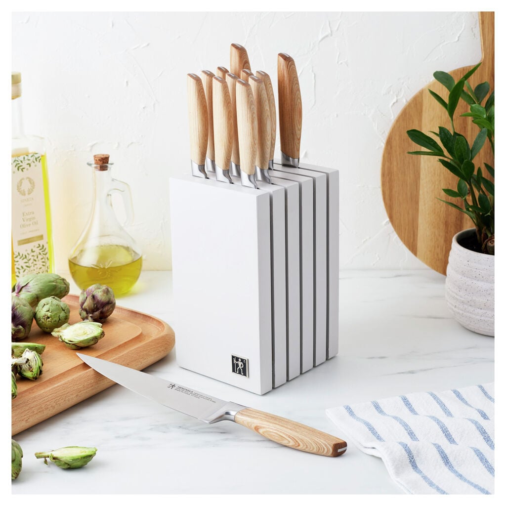 13-pc, Knife Block Set w/Vertical Magnetic Holder,,large