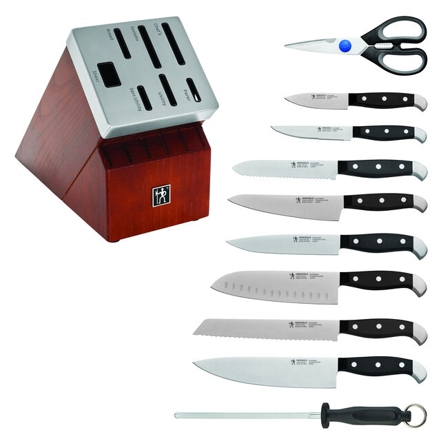 14-pc, Self-Sharpening Knife Block Set,,large