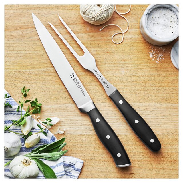 2 Piece, Knife set, black,,large
