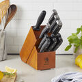 12 Piece, Knife block set, brown,,large