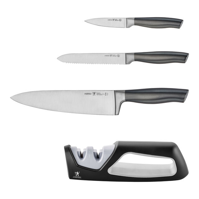 4 Piece, Knife set, graphite-grey,,large