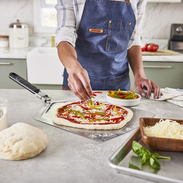 Stainless Steel Fold-up Pizza Peel,,large