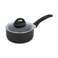 10 Piece aluminum Cookware Set - Black,,large