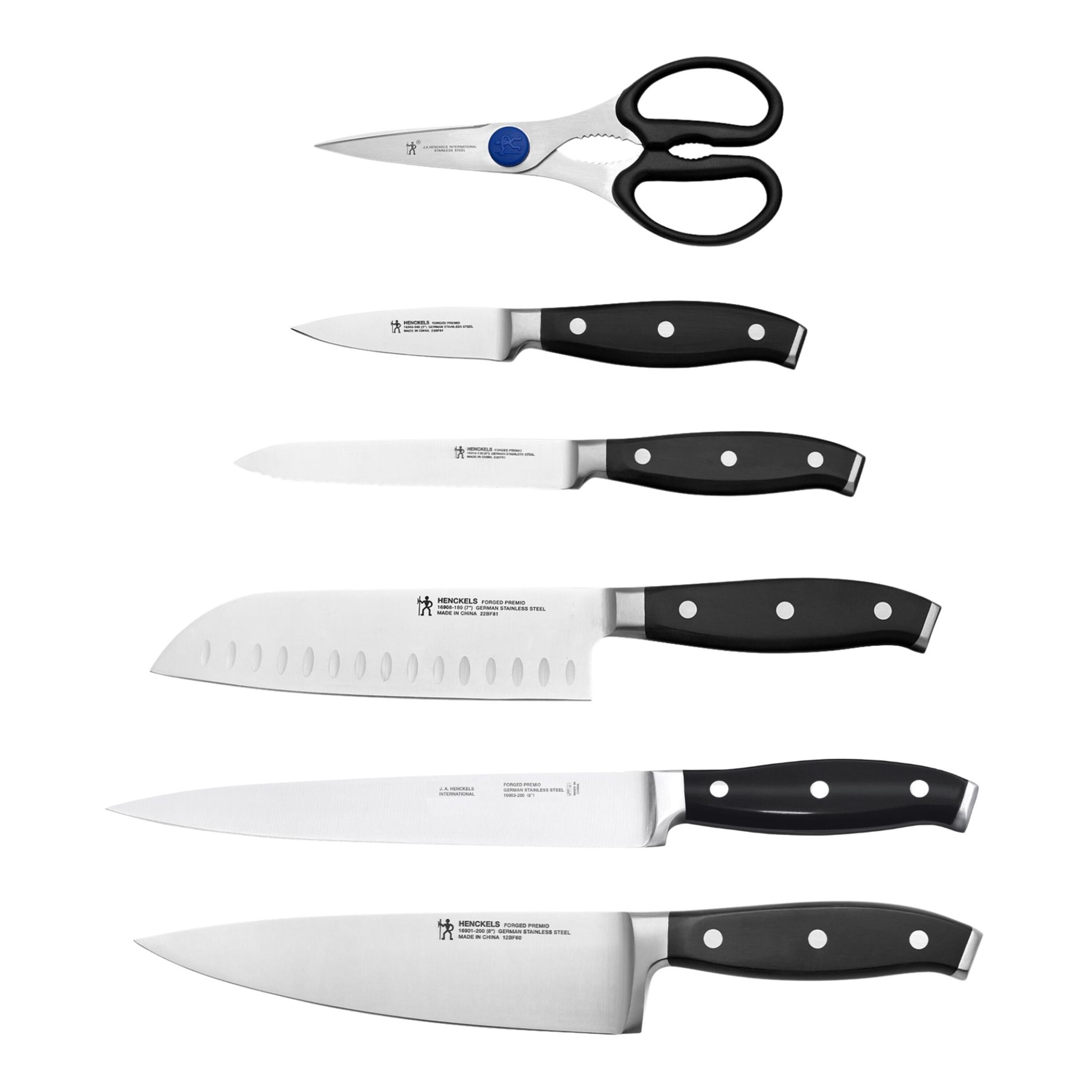Forged Premio 6-pc, Knife Set Without Block | Henckels US
