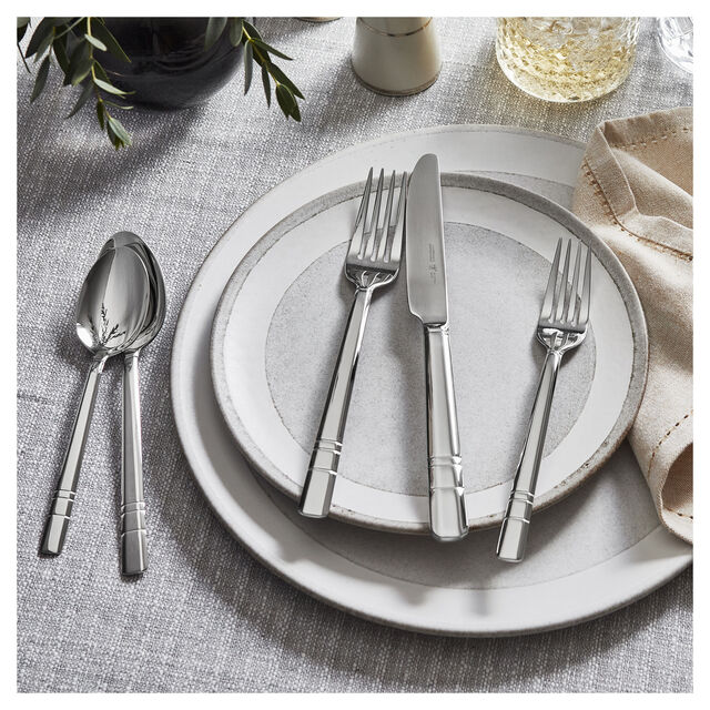 65 Piece Flatware Set polished,,large