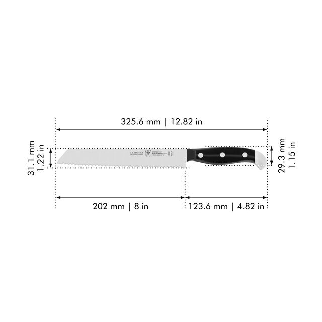8.00 inch, Bread knife,,large