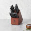 14 Piece, Knife block set, brown,,large preview