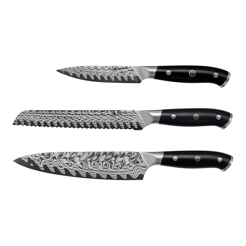 3-pc, Damascus Steel Chef Knife Set,,large