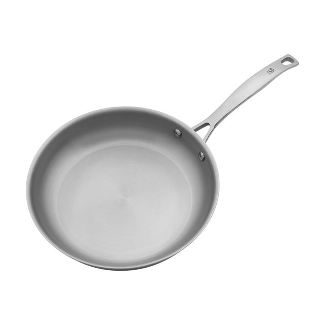 2-pc, Stainless Steel, Frying Pan With Lid,,large