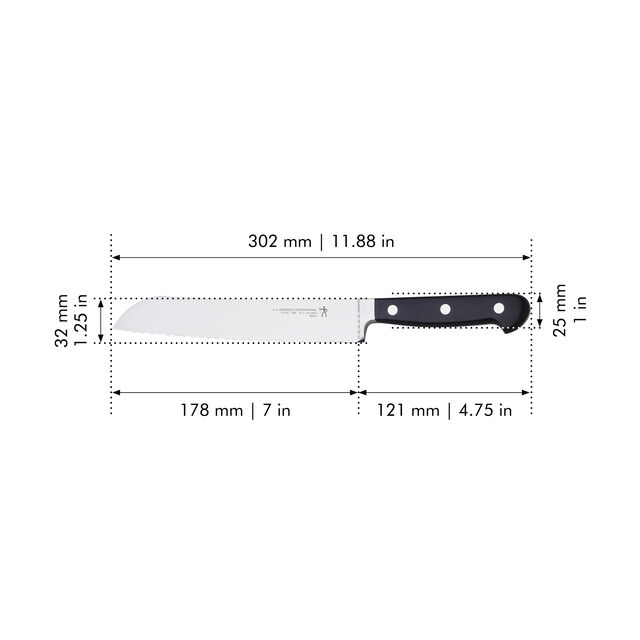 7-inch, Bread knife,,large