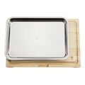 Cutting board 60 cm x 40 cm 18/10 Stainless Steel,,large