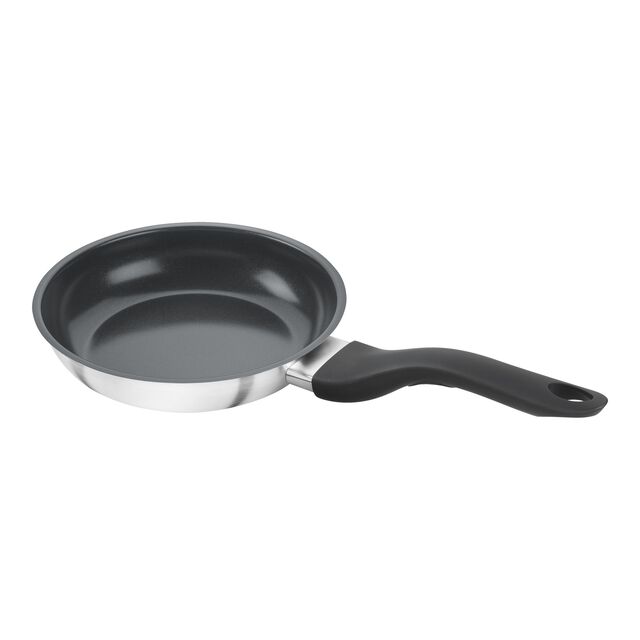 Bratpfanne 20 cm, Edelstahl, Silber,,large
