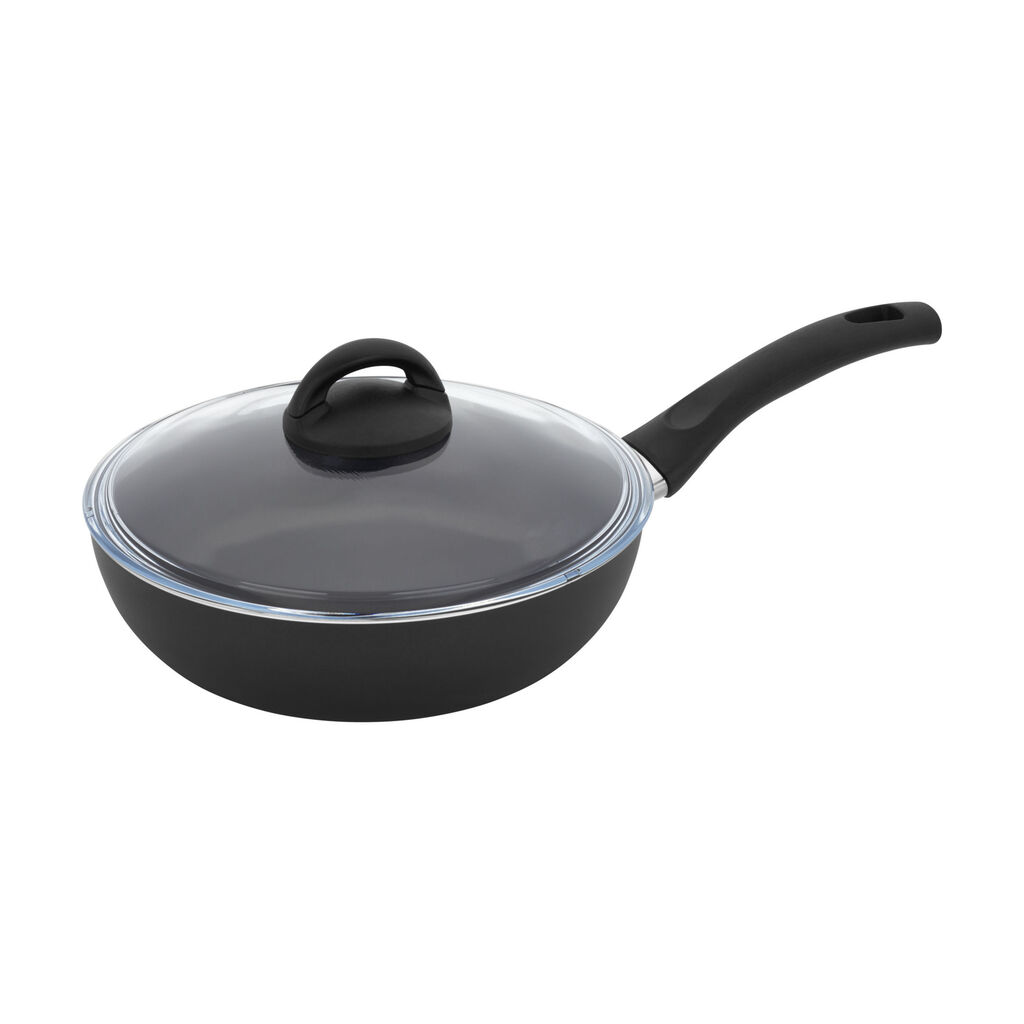 10 Piece aluminum Cookware Set - Black,,large