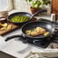 2 Piece aluminum Frypan Set - Black,,large preview