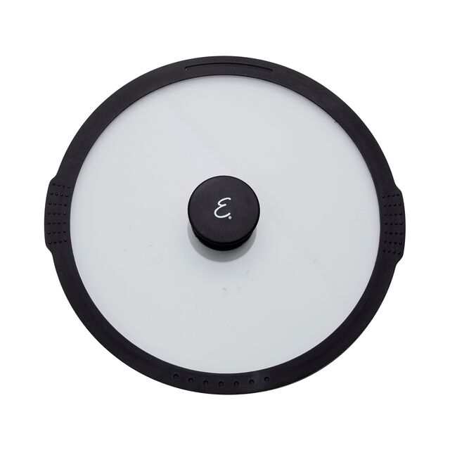 11-inch, Aluminum, Ceramic Nonstick Wok With Lid, Matte Black,,large