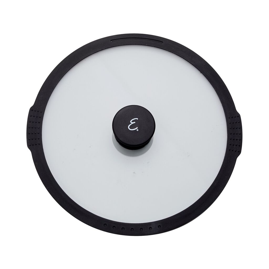 11-inch, Aluminum, Ceramic Nonstick Wok With Lid, Matte Black,,large