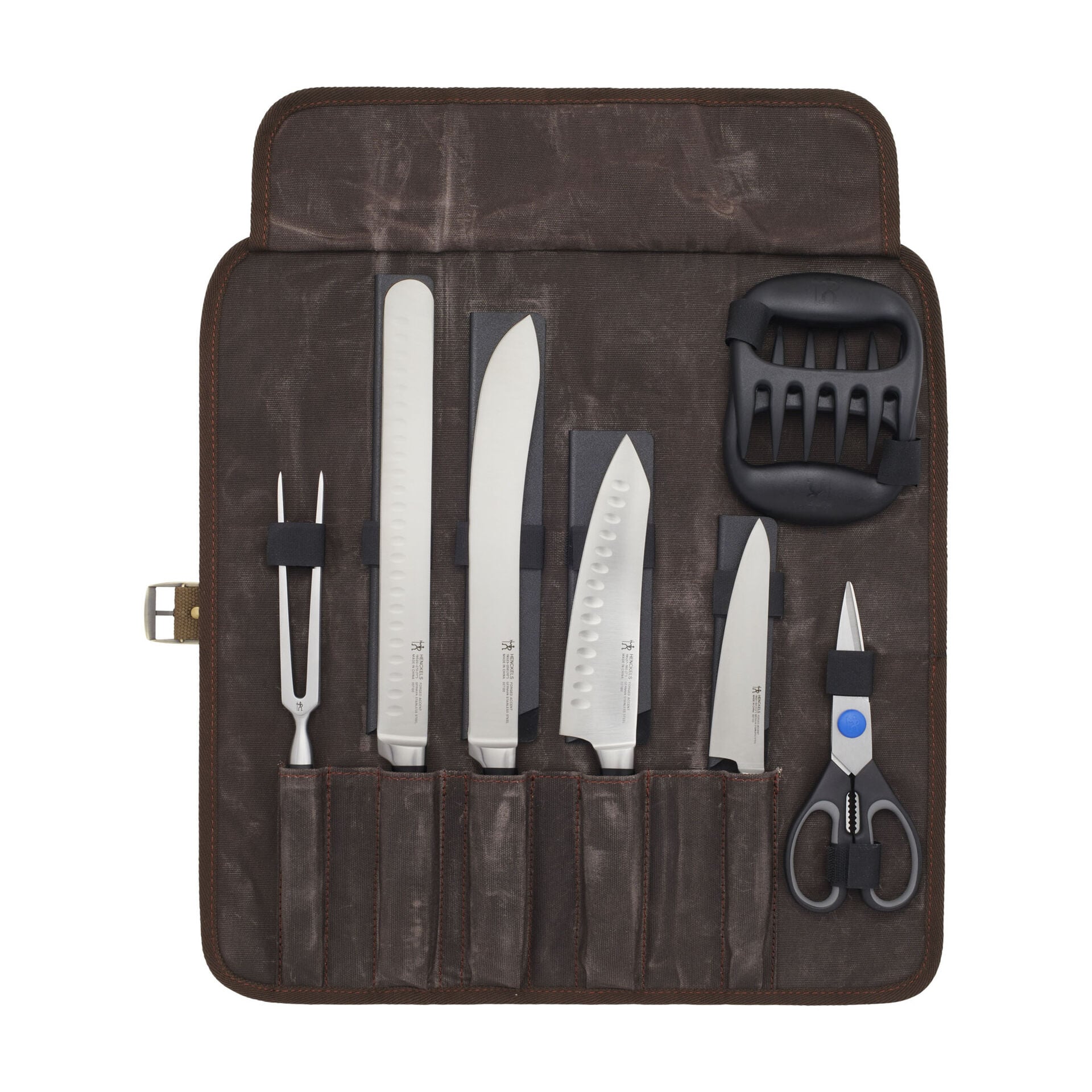 Knife roll set 9 Piece,,large