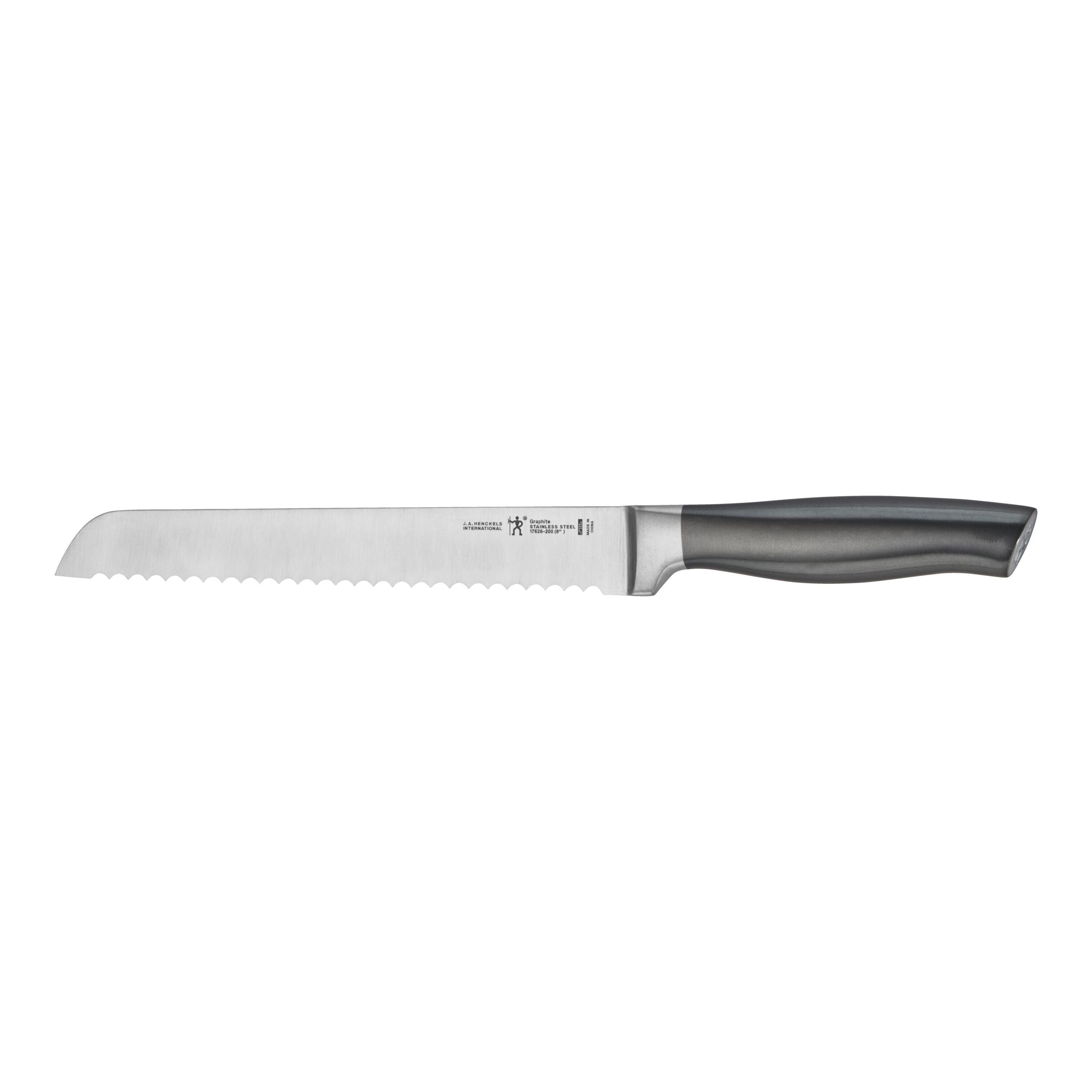 NS   NTEL   ф6×１°  30´  刃長38㎜  (４刃)  1本 Buy Graphite 8.00 inch, Bread knife | Henckels US
