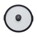 3.9 qt, Aluminum, Ceramic Nonstick Saute Pan With Lid,,large