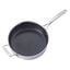 4 qt, Stainless Steel, Hybrid Ceramic Nonstick Saute Pan With Lid,,large preview