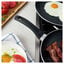 2 Piece aluminum Frypan Set - Black,,large preview