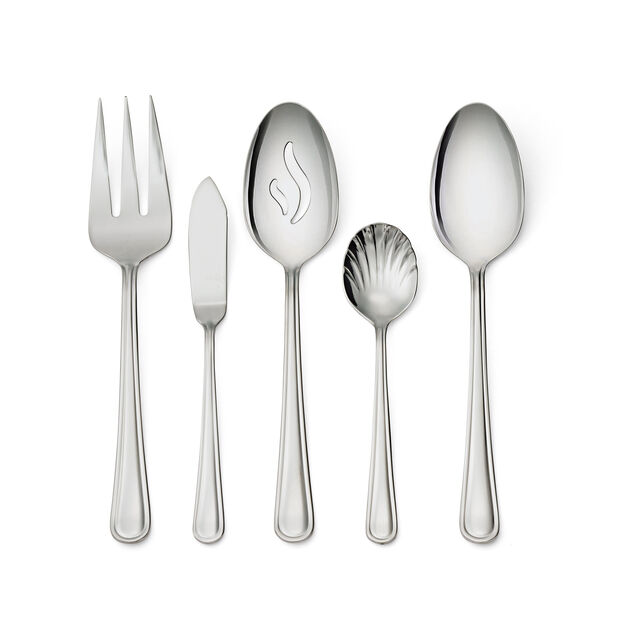 45 Piece Flatware Set polished,,large
