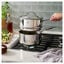 2,4 l stainless steel round Sauce pan with steamer, silver,,large preview