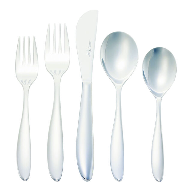 45 Piece Flatware Set polished,,large