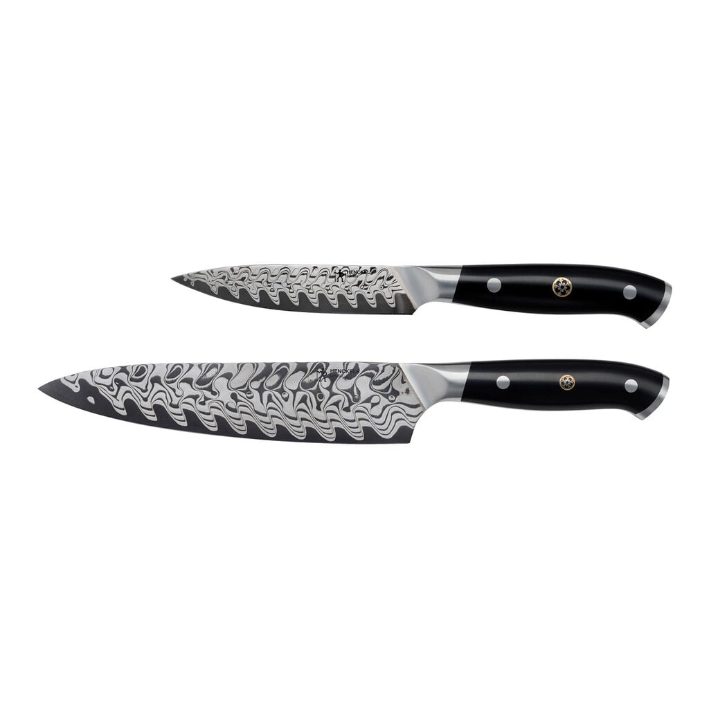 2-pc, Damascus Steel Chef and Paring Knife Set,,large
