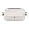  18/10 Stainless Steel rectangular Roaster, silver,,large
