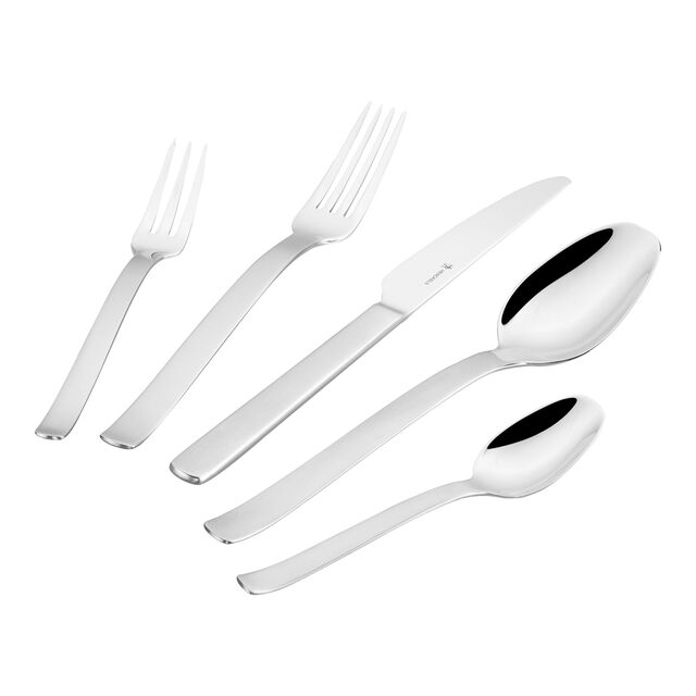 Besteckset 60-tlg, mattiert/poliert,,large
