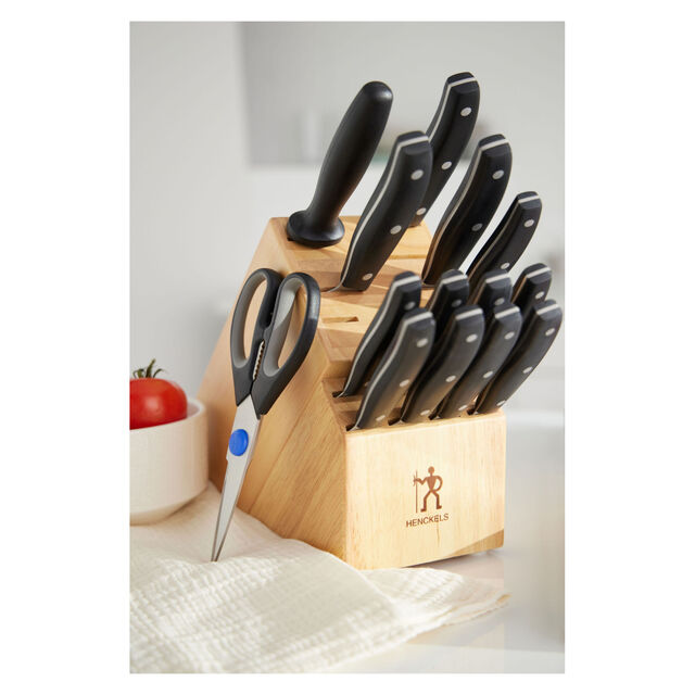 17 Piece, BLOCK SET WITH BONUS CHEESE SET, nature,,large