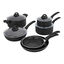 10 Piece aluminum Cookware Set - Granite,,large preview
