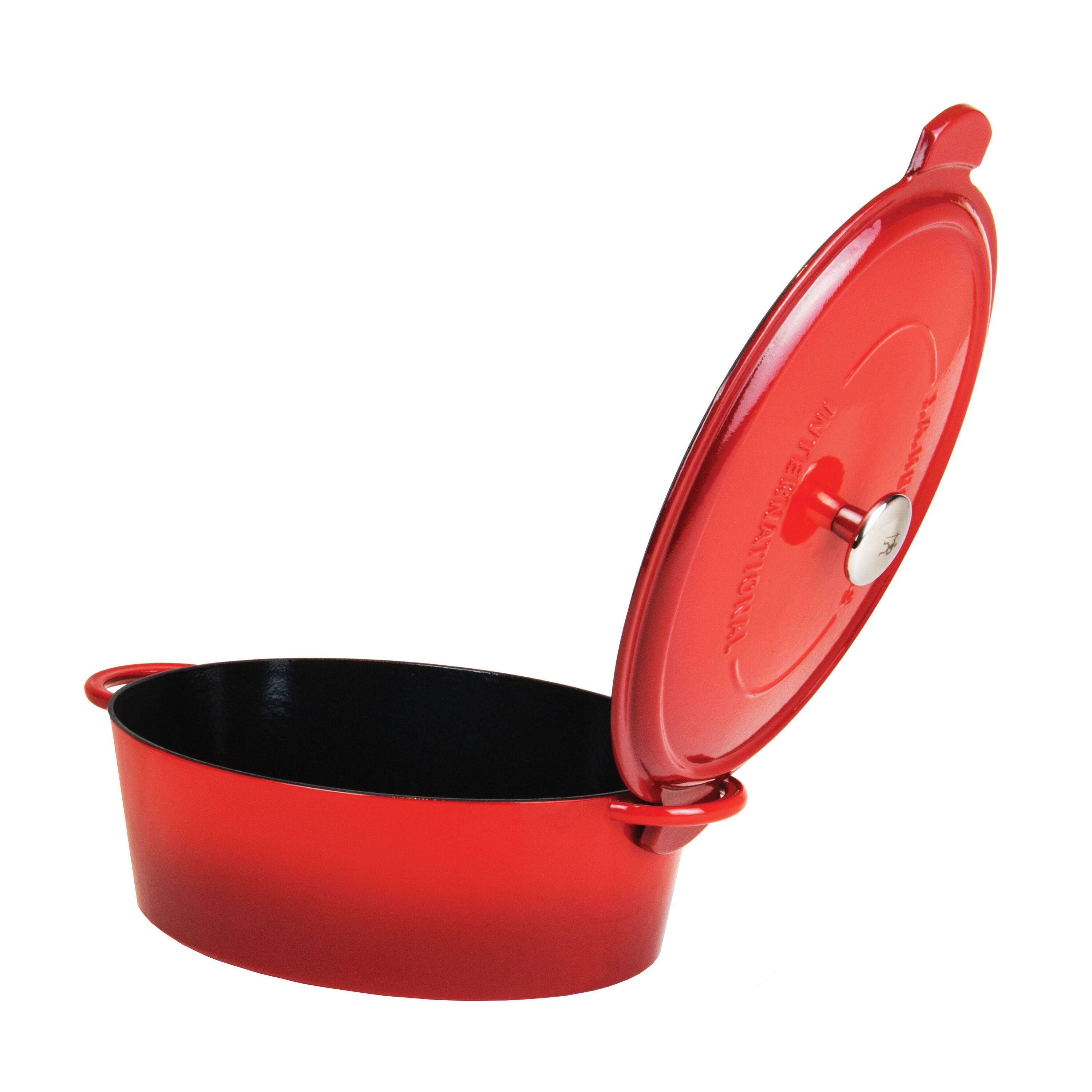 Cast Iron 4.4 l cast iron oval French oven, red | Henckels CA