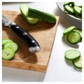 5.00 inch, Damascus Steel Serrated Utility Knife,,large