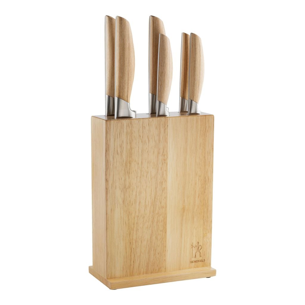 7-tlg, Messerblockset, Natur,,large