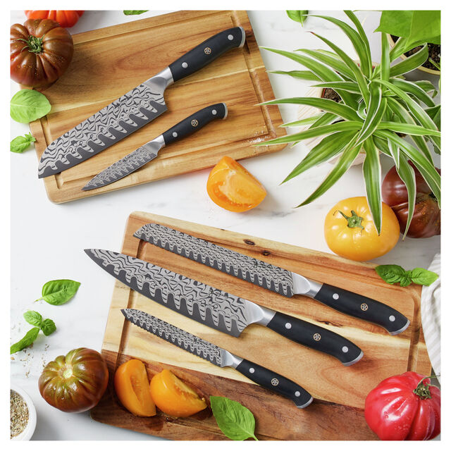 3-pc, Damascus Steel Chef Knife Set,,large
