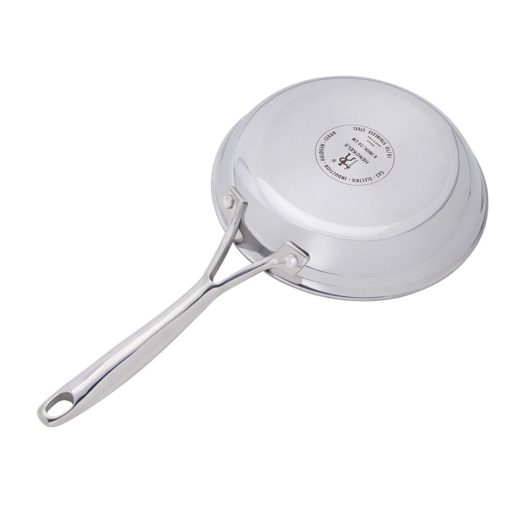 8.00 inch, Stainless Steel, Ceramic Hybrid Frying Pan,,large