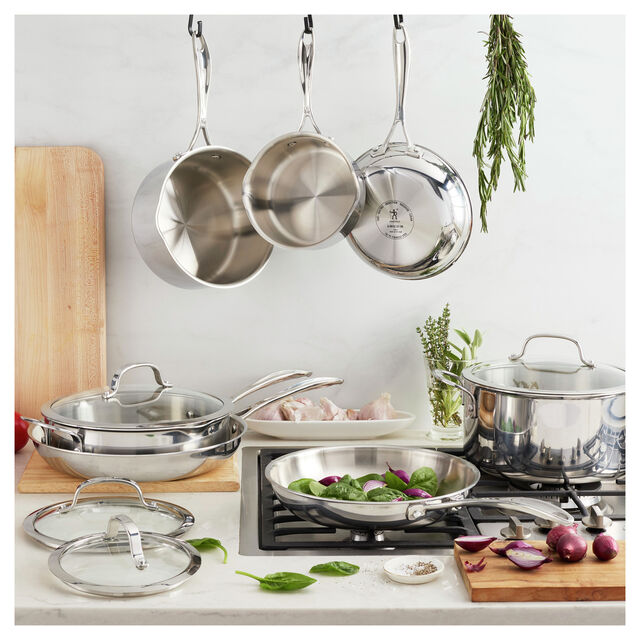 11-pc, Stainless Steel, Cookware Set,,large