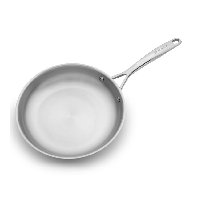 10.00 inch, Stainless Steel, Frying Pan,,large