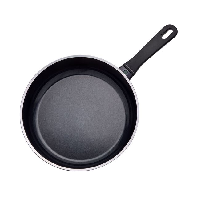 3.9 qt, Aluminum, Ceramic Nonstick Saute Pan With Lid,,large