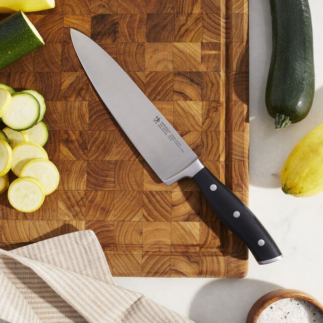 8-inch, Chef's knife, black,,large