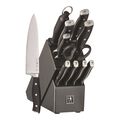 12 Piece, Knife block set, black,,large