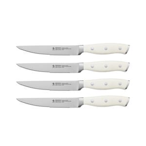 4 Piece, Steak set, white