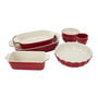 8 Piece Bakeware set, white,,large