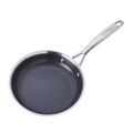 8.00 inch, Stainless Steel, Ceramic Hybrid Frying Pan,,large